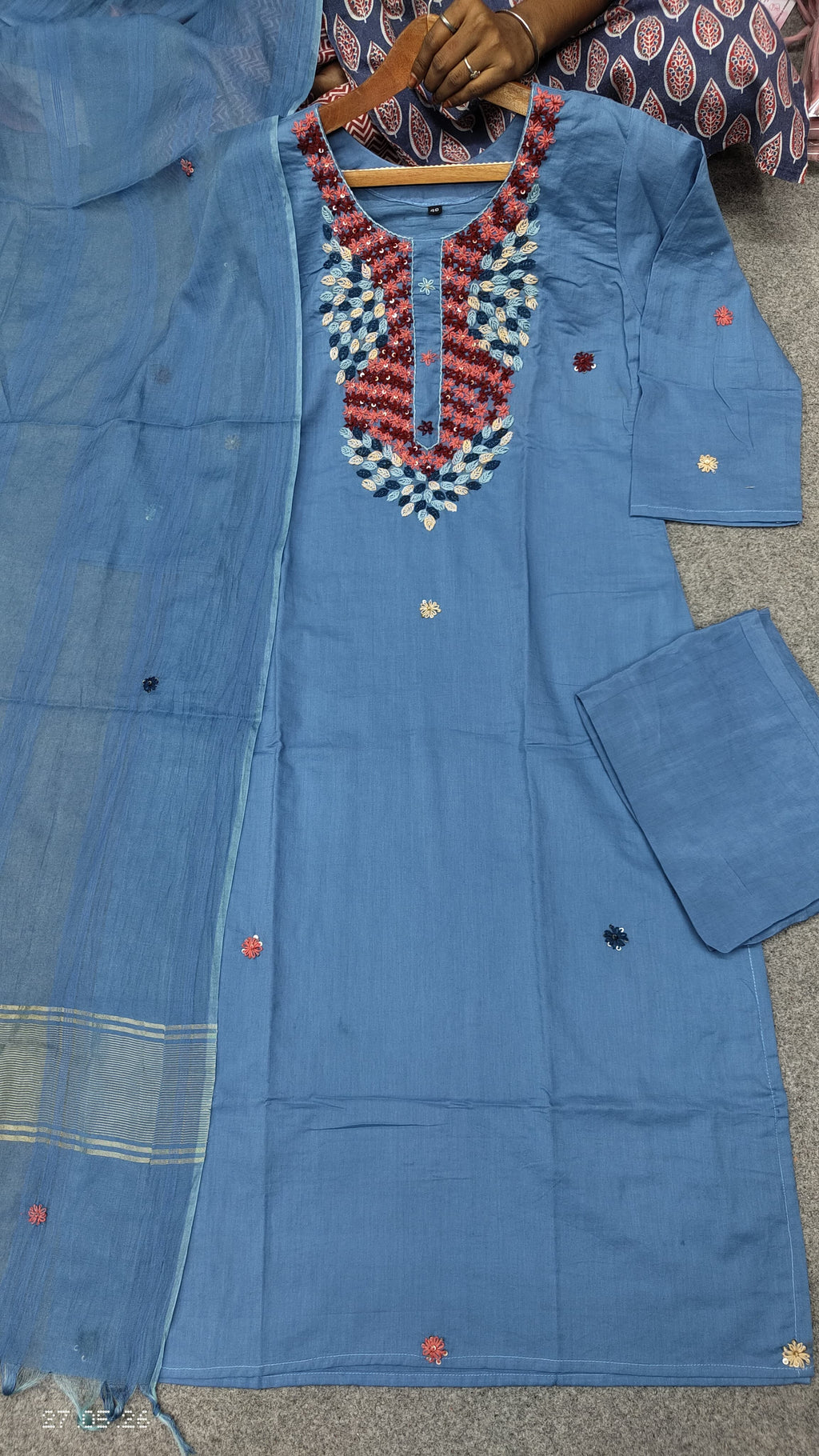 Mul Cotton 3pcs Suit